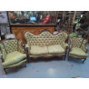 SALON DE STYLE LOUIS XV EN NOYER 3+1+1