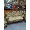 SALON DE STYLE LOUIS XV EN NOYER 3+1+1