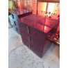 MEUBLE VIOLET 3 TIROIRS 