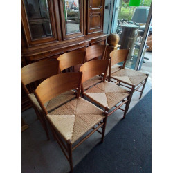 LOT DE 4 CHAISES DESIGN...