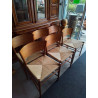 LOT DE 4 CHAISES DESIGN SCANDINAVES
