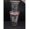 VASE MOTIF ASIATIQUE 