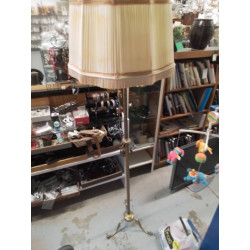 LAMPADAIRE METAL DORÉ 3 FEUX 