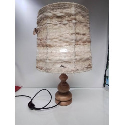 LAMPE VINTAGE BOIS