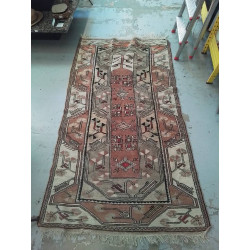 TAPIS TON BRUN 210X130