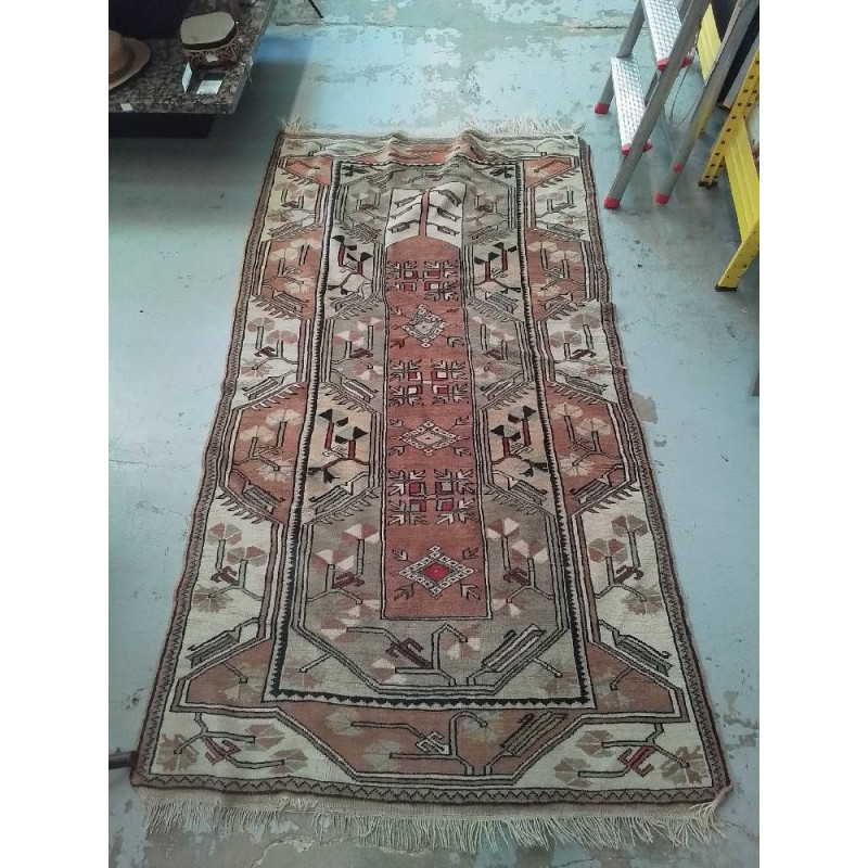 TAPIS TON BRUN 210X130