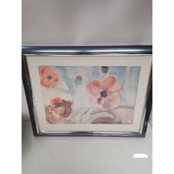 AQUARELLE COQUELICOTS 
