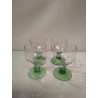 LOT DE VERRES A PIED 