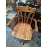 CHAISE DE BUREAU EN PIN 