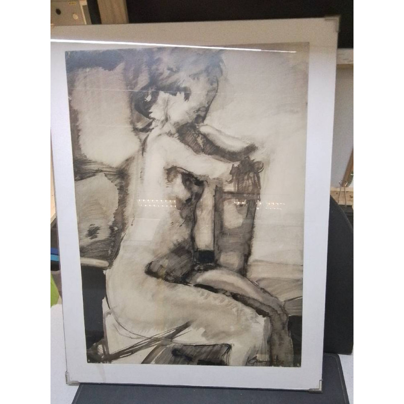 PEINTURE NU SIGNÉ 
