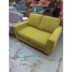 CANAPE 2 PLACES MODERNE VERT