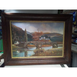 HUILE SUR TOILE SIGNÉE...