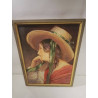 HUILE SUR TOILE FEMME AU CHAPEAU KÄFER LILLY