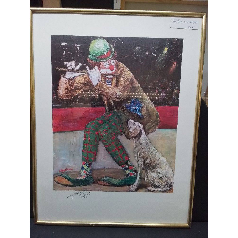 REPRODUCTION CLOWN SIGNÉE 