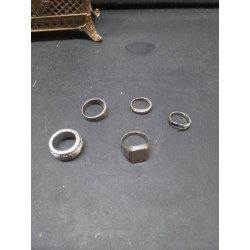 BAGUE DIVERS ARGENT
