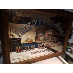 MIROIR PUBLICITAIRE WHISKY...