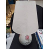 LAMPE A POSER BLANCHE DECOR ROSES