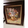 HUILE SUR TOILE BOUQUET J, CASTAN
