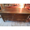 COFFRE CHENE MASSIF STYLE LOUIS XV 
