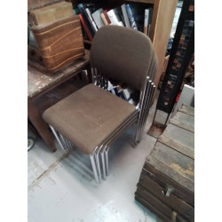 LOT DE 4 CHAISES VINTAGE...