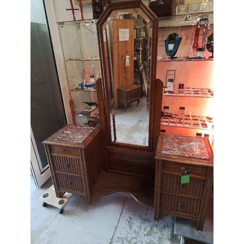 MEUBLE MUROIR STYLE ART DECO 6 TIROIRS 