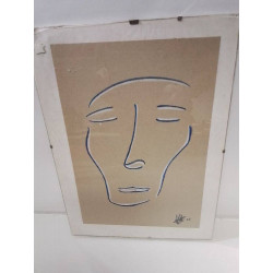 DESSIN VISAGE SIGNÉ 