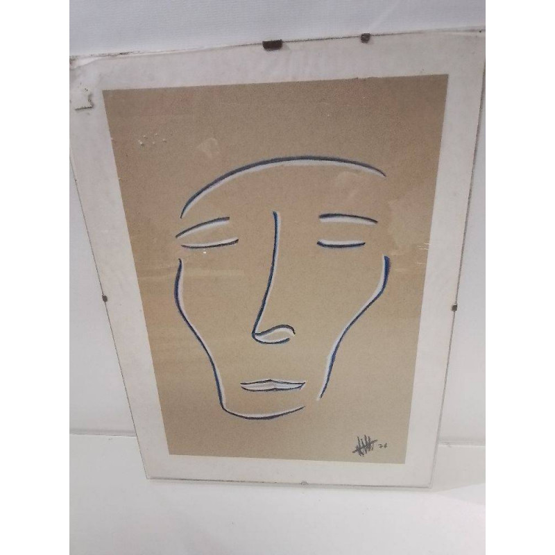 DESSIN VISAGE SIGNÉ 