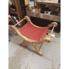 DAGOBERT DORÉ TISSU ROUGE
