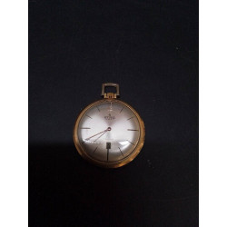 MONTRE A GOUSSET PLAQUE OR...