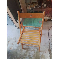 CHAISE EN BOIS PLIANTE LA...