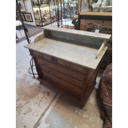 COMMODE 5 TIROIRS DESSUS...