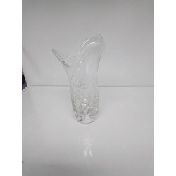 VASE VERRE CISELÉ 