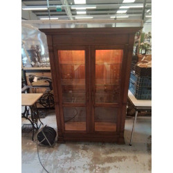 VITRINE EN BOIS 2 PORTES...