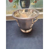 POT A GLACONS METAL ARGENTÉ 