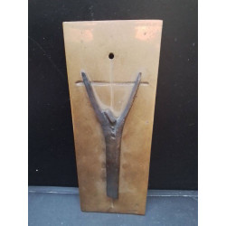 PLAQUE EN BRONZE RELIGIEUSE PM