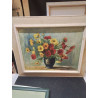 HUILE SUR TOILE NATURE MORTE SIGNEE 