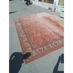 TAPIS IRAN TON ORANGE MOTIF...