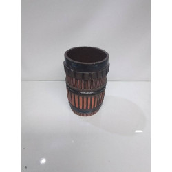 VASE ORANGE ET BLEU