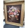 HUILE SUR TOILE NATURE MORTE DE LONCIN