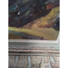 PEINTURE SIGNÉE PAYSAGE MONTAGNARD 