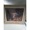 PEINTURE SIGNÉE PAYSAGE MONTAGNARD 