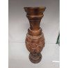 VASE BOIS SCULPTÉ 