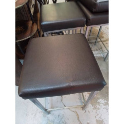 TABOURET MODERNE BRUN 