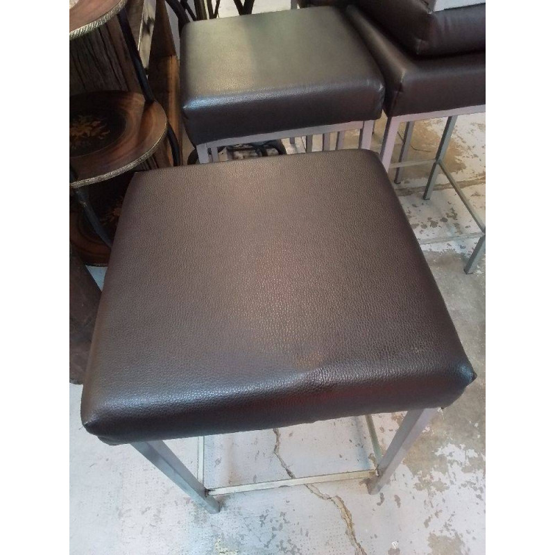 TABOURET MODERNE BRUN 