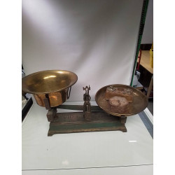 BALANCE ANCIENNE + POIDS 