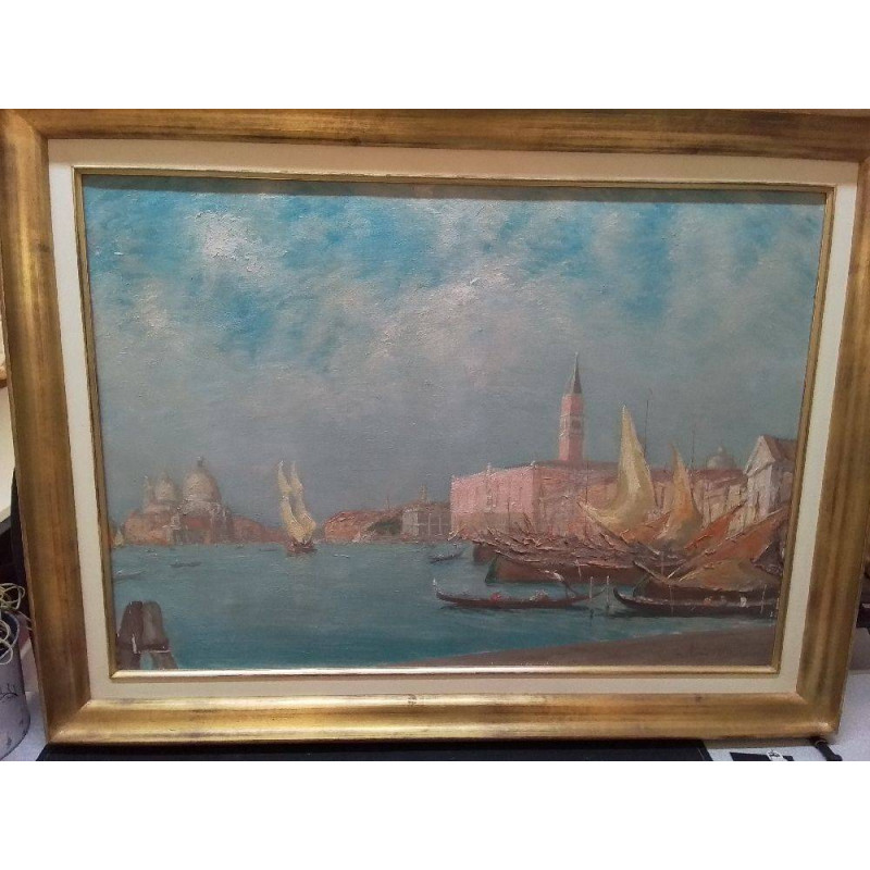 TABLEAU LUIGI MORETTI CANAL DE VENISE 
