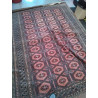 TAPIS TON ORANGE MOTIF LOSANGE 300X204