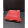 LOT D\'ASSIETTES ROUGE 