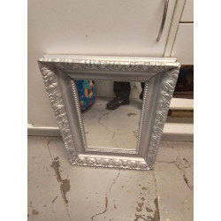 MIROIR RECTANGULAIRE ARGENTÉ 
