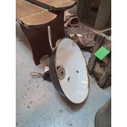 LAMPE ÉMAILLÉE VINTAGE